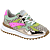 Multicolor Mesh Nylon /Suede Leder/Brons Gemetaliseerd Leder
