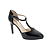Zwart Glad Leder
