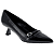 Zwart Glad Leder