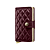 Bordeaux Doorstikt Leder