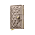 Beige Doorstikt Leder