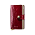 Rood Kreuklak Leder
