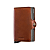 Cognac Glad Leder