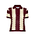 Bordeaux Organisch Katoen /Ecru Tricot