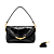 Zwart Print Leder