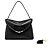 Zwart Print Leder