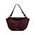 Bordeaux Suede Leder/Struisvogelprint Leder