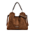 Cognac Suede Leder/Glad Leder