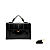Zwart Print Leder