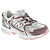 Oudroze Glad P.U./Wit Mesh Nylon