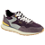 Aubergine Suede Leder/Multicolor Textiel