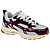 Bordeaux Suede Leder/Grijs Mesh Nylon