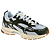 Kaki Suede Leder/Grijs Mesh Nylon