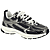 Kaki Gemetaliseerd Leder/Grijs Mesh Nylon