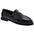 Zwart Glad Leder