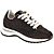 Bruin Suede Leder/Kroko Print