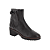 Koffiebruin Glad Leder/Stretch Microfibre