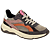 Taupe Hagedisprint Leder/Multicolor Gemetaliseerd Leder