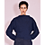 Blauw Gestreept Polyester /Katoen