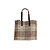 Beige Geruit Textiel/Multicolor
