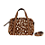 Cognac Print Pony/Generfd Leder