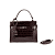 Bordeaux Kroko Print Leder