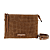 Cognac Suede Leder/Kroko Print