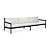 Zwart Teak - Off White Kussen