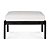 Zwart Teak - Off White Kussen