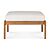 Teak - Off White Kussen