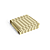 cream and sand pillar stripe