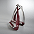 Burgundy/Silver