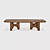 TEAK VARNISHED WILD BROWN