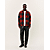 Pine green / red