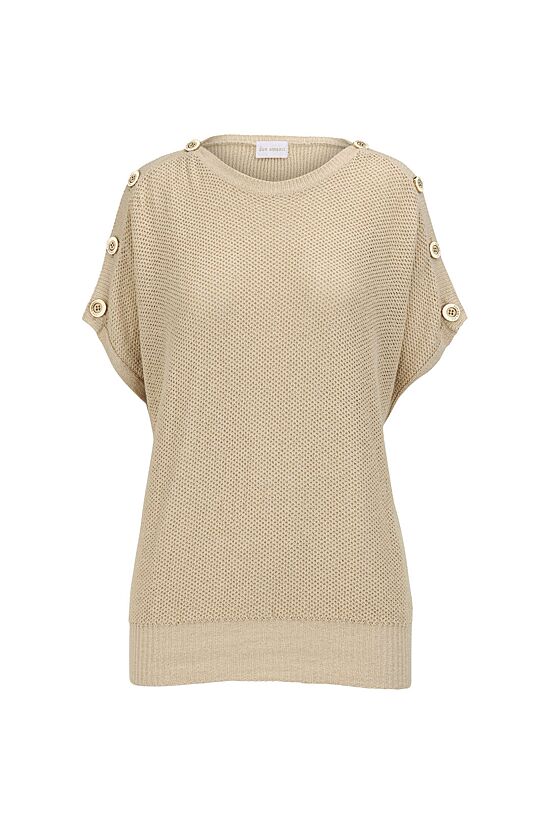 foto van Due Amanti Due Amanti - Trui Iris - Beige 