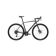 AK FALL GREEN / CARBON UD FORK FULL GLOSSY