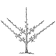 palmette en oblique (S) racines nues