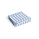 light blue and dusty blue pillar stripe