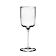 Witte Wijnglas recht