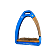 bleu/dark wood