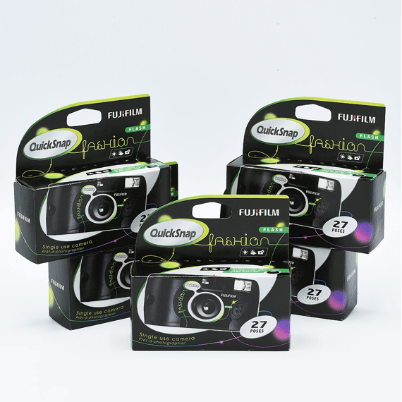 Fujifilm QuickSnap Flash 400 Single-Use Disposable Camera With Flash