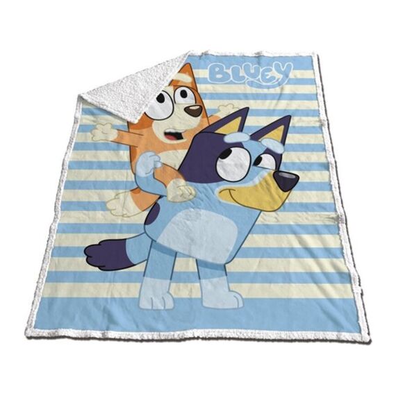 Bluey Sherpa Deken 120X150Cm