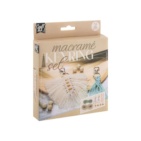 Macrame Sleutelhangers 2St 3X9Cm En 6X10Cm