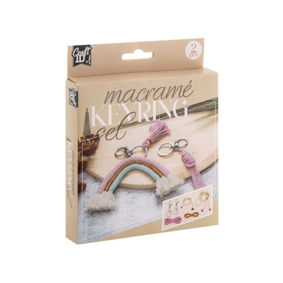 Macrame Sleutelhangers 2St 3X9Cm En 6X10Cm