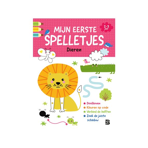 Mijn Eerste Spelletjesblok 2-3 Jaar - Dieren