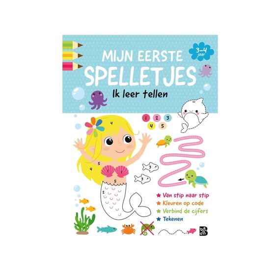 Mijn Eerste Spelletjesblok 3-4 Jaar - Ik Leer Tellen