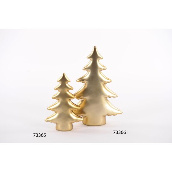 Rasteli Party Gold - Deco Kerstboom - Gold - L8X3Xh12,5Cm