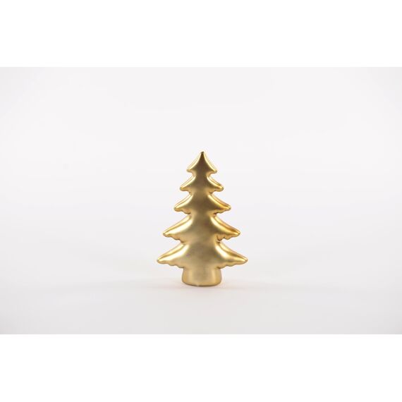 Rasteli Party Gold - Deco Kerstboom - Gold - L8X3Xh12,5Cm