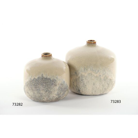 Rasteli Stoneglaze - Vaas Keramiek - Ø17Xh16,2Cm