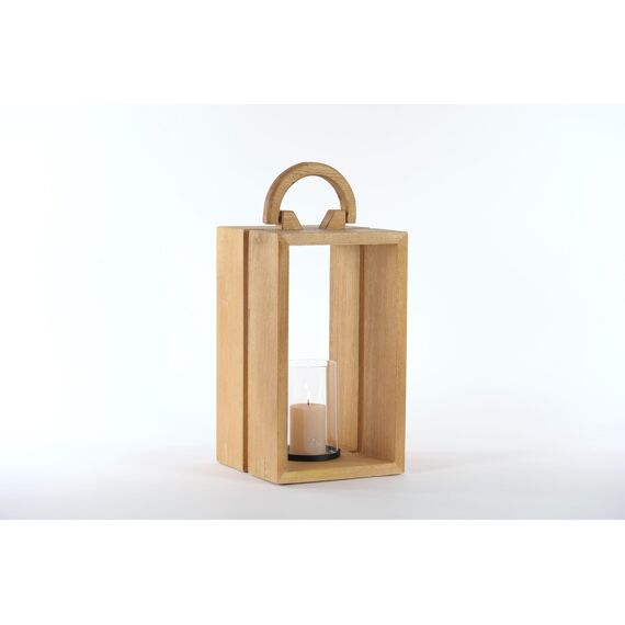 Rasteli Blankwood  - Windlicht - L23X23Xh39Cm